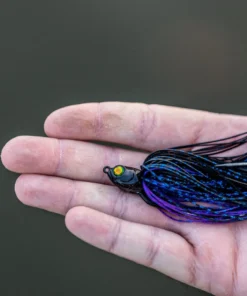 6th Sense Fishing Axle Swinging Swim Jig - BlackLight