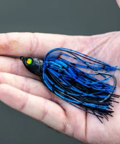 6th Sense Fishing Axle Swinging Swim Jig - Black N Blue