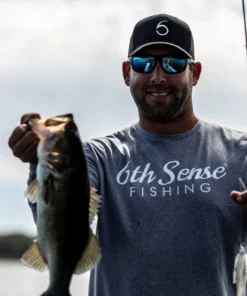 6th Sense Fishing Jigged - L/S Tee - Dark Heather Gray Long Sleeve Tees