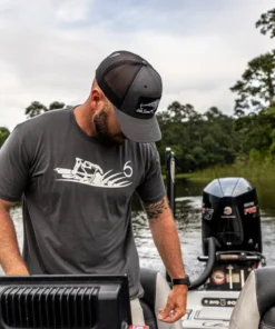 6th Sense Fishing Vega Frog Tee - Heavy Metal