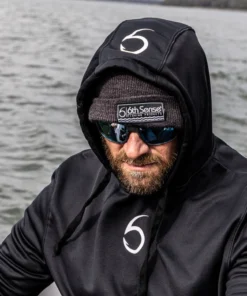 6th Sense Fishing FishDry Hoodie - Black