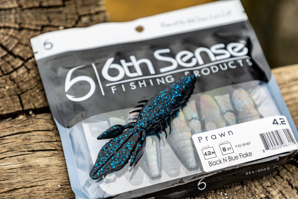 6th Sense Fishing Prawn 4.2 - Black N Blue Flake 4 6th Sense Fishing Prawn 4.2 - Black N Blue Flake