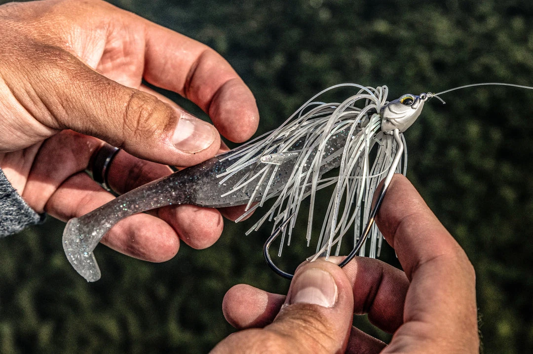 6th Sense Fishing Axle Swinging Swim Jig - Pro Blue Shad 4 6th Sense Fishing Axle Swinging Swim Jig - Pro Blue Shad