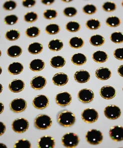 6th Sense Fishing Terminal Tackle Gold 3D Eyes