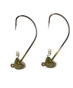 6th Sense Fishing Shakey Head - Green Pumpkin