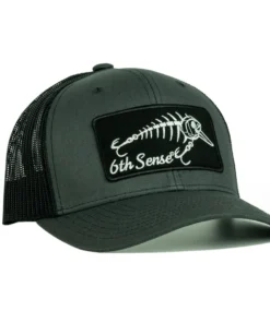 6th Sense Fishing Headwear Anatomy Of A Crankbait - Charcoal/Black