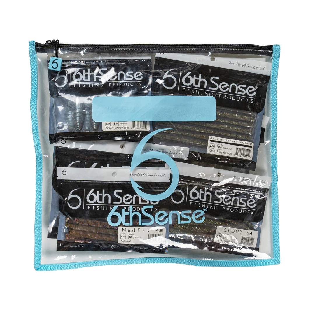 6th Sense Fishing BaitZip Bag - Blue Tackle Storage 3 6th Sense Fishing BaitZip Bag - Blue Tackle Storage