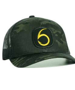 6th Sense Fishing Headwear Gold 6 - Black Camo/Black