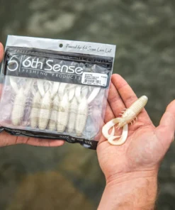 6th Sense Fishing Stroker Craw - Platinum White