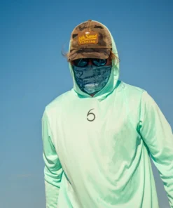 6th Sense Fishing Performance Apparel Performance 6 Hooded Sunshirt - Mint Green