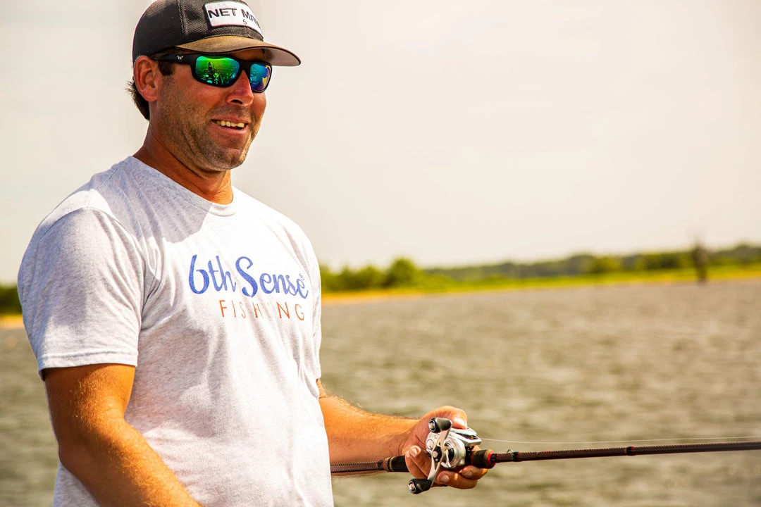 6th Sense Fishing FeedStore Tee - Heather White 4 6th Sense Fishing FeedStore Tee - Heather White