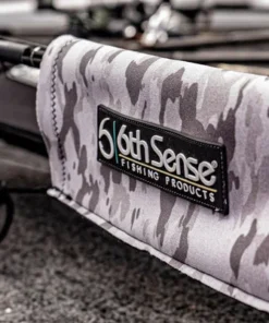 6th Sense Fishing Rod Sleeve - Gray Camo