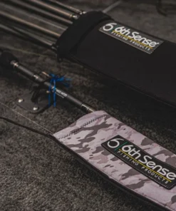 6th Sense Fishing Rod Sleeve - Gray Camo