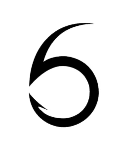 6th Sense Fishing 'The BIG 6' Decal