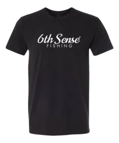 6th Sense Fishing 6 Bones Tee - Black