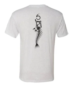 6th Sense Fishing Tee Shirts 6 Bones Tee - Heather White