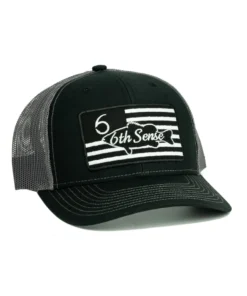 6th Sense Fishing Headwear 6 Flag - Black/Gray