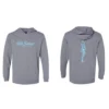 6th Sense Fishing Outerwear 6 Bones - Lightweight Hoodie - Heather Graphite