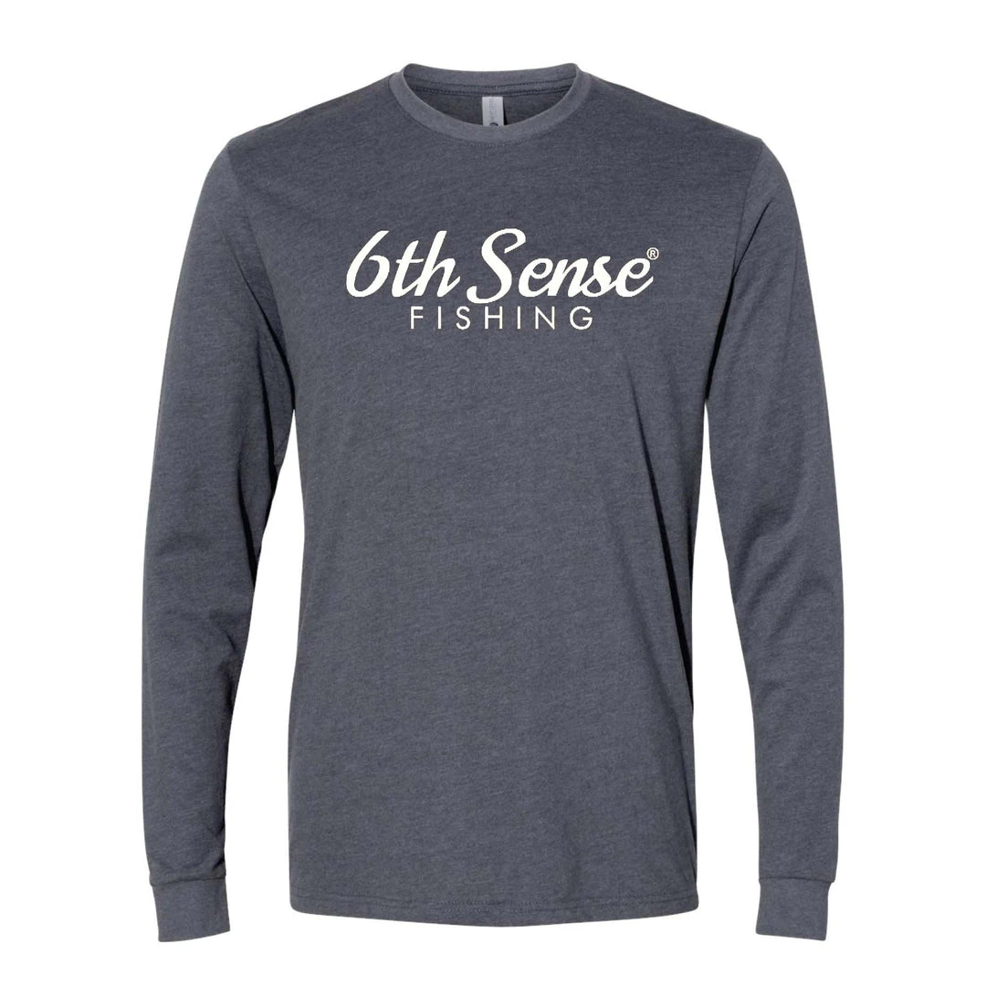 6th Sense Fishing Long Sleeve Tees 6 Bones - L/S Tee - Charcoal 4 6th Sense Fishing Long Sleeve Tees 6 Bones - L/S Tee - Charcoal