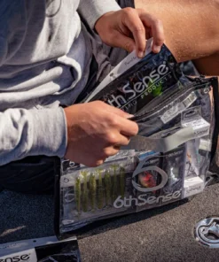 6th Sense Fishing Tackle Storage BaitZip Bag - Black