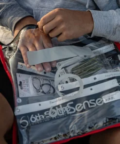 6th Sense Fishing BaitZip Bag - Red Tackle Storage
