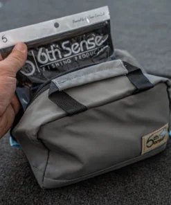 6th Sense Fishing Gear Small Bait Bag - Gray