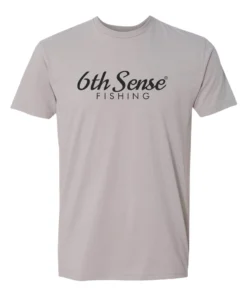 6th Sense Fishing Bass Grass Tee - Light Gray Tee Shirts