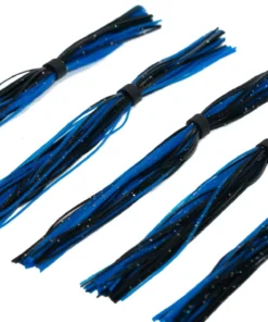 6th Sense Fishing Terminal Tackle Silicone Skirt - BlacknBlue Magic