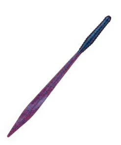 6th Sense Fishing Ridge Worm - Plum Fleck