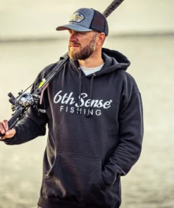 6th Sense Fishing 6 Bones - Hoodie - Black