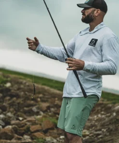 6th Sense Fishing Performance Apparel FishDry Angling Shorts - River Green