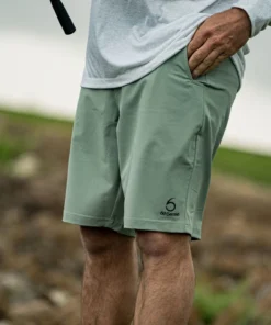 6th Sense Fishing Performance Apparel FishDry Angling Shorts - River Green