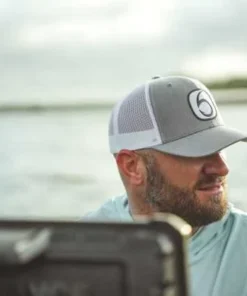 6th Sense Fishing Team 6 - Heather Gray/White