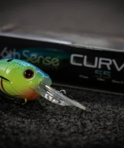 6th Sense Fishing Deals Curve 55 - Blue-Treuse Shad