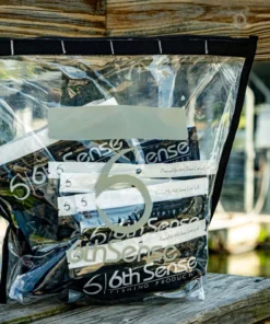 6th Sense Fishing BaitZip Pro Gusseted Bag - Jet Black Tackle Storage