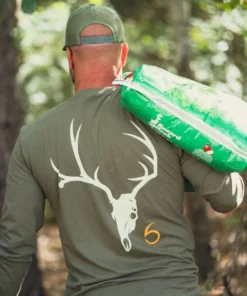 6th Sense Fishing Trophy 6 - L/S Tee - Military Green