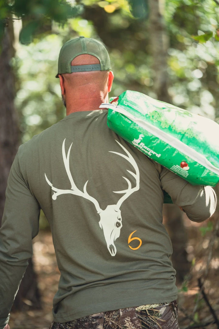 6th Sense Fishing Trophy 6 - L/S Tee - Military Green 4 6th Sense Fishing Trophy 6 - L/S Tee - Military Green