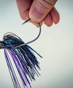 6th Sense Fishing Axle Swinging Swim Jig - BlackLight