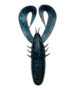 6th Sense Fishing Soft Plastics Stroker Craw - Black N Blue Flake