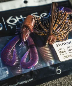 6th Sense Fishing Stroker Craw - Oxblood