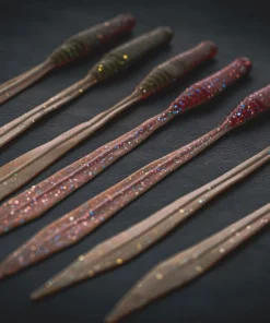 6th Sense Fishing Ridge Worm - Plum Melon Magic