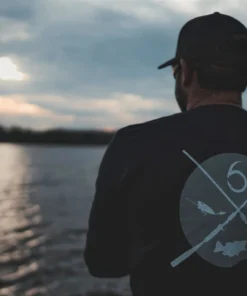 6th Sense Fishing Long Sleeve Tees Seal 6 - L/S Tee - Black