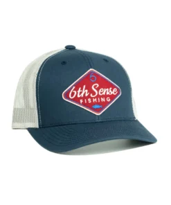 6th Sense Fishing Diamond 6 - Navy/Silver Headwear