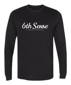 6th Sense Fishing Long Sleeve Tees Fish Camo - L/S Tee - Black