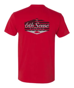 6th Sense Fishing Tee Shirts FlagFish Tee - Red