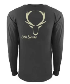 6th Sense Fishing Headhunter - L/S Tee - Coal