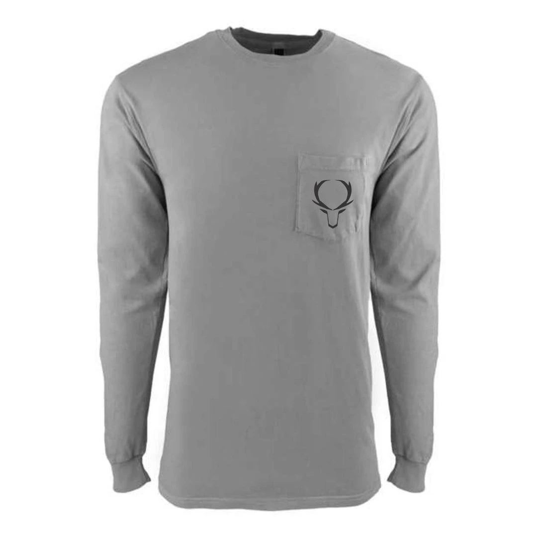 6th Sense Fishing Headhunter - L/S Tee - Pewter 4 6th Sense Fishing Headhunter - L/S Tee - Pewter