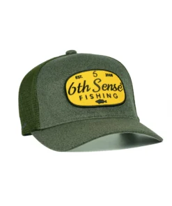 6th Sense Fishing Headwear High Beam Fitted - Olive Green