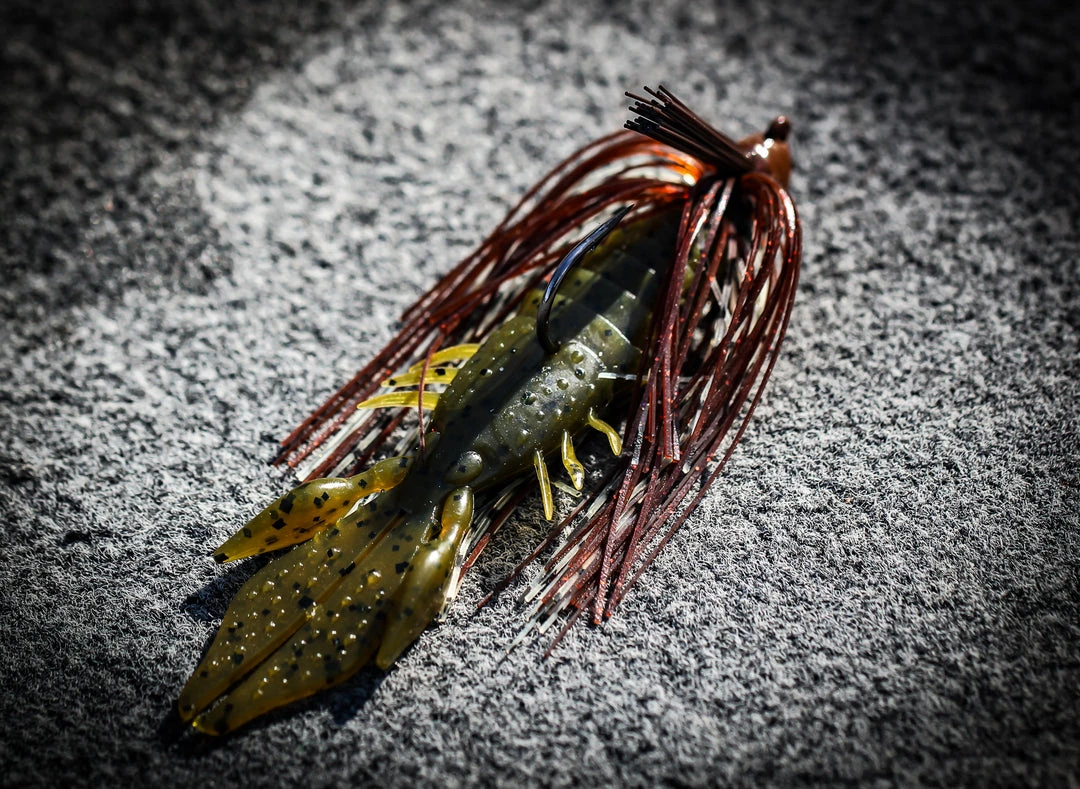 6th Sense Fishing Divine Hybrid Jig - Natural Craw 4 6th Sense Fishing Divine Hybrid Jig - Natural Craw