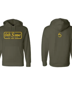 6th Sense Fishing Outerwear Heritage - Hoodie - Army